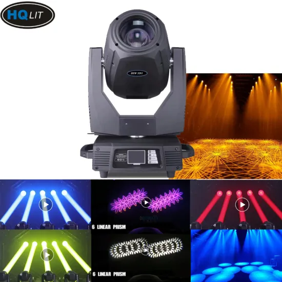 19R 380W 3-in-1 Moving Head Beam, Spot, Wash Stage Disco Light