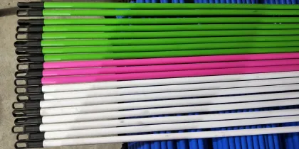 Painted Iron Mop and Broom Handle Metal Mop Stick