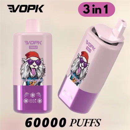 Best Disposable Vape Brands VOPK 60k with Digital Screen