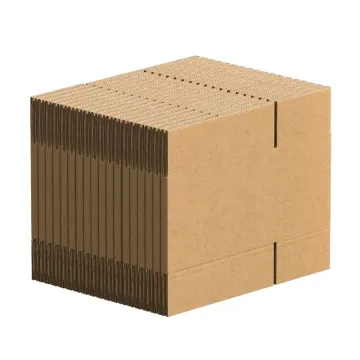 Eco-friendly Brown Kraft Shipping Paper Boxes