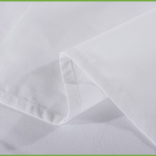 Poly/Cotton Plain Sateen White Flat Sheet