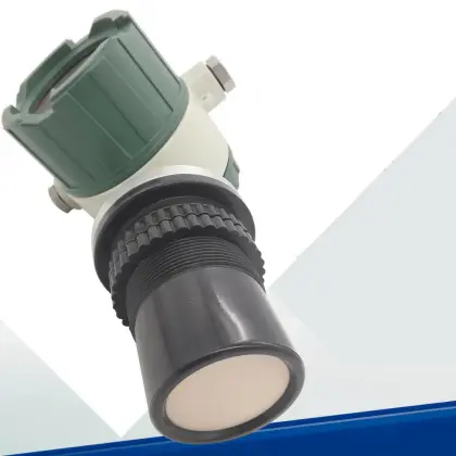 Integrated ultrasonic level gauge sensor