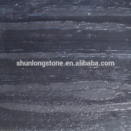 Royal Black Wooden Marble tile,Black Marble slab