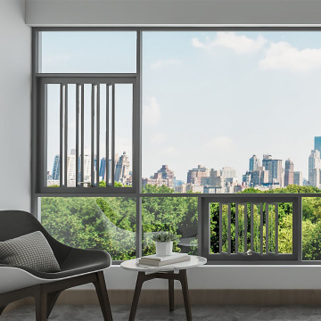 Customized Aluminum Rotating Window with Screen Mesh