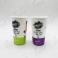 Copa de envasado de yogurt de leche de plástico de 125 ml de plástico de plástico