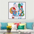 Diamond Painting Of Santa And Girl Custom Wholesale