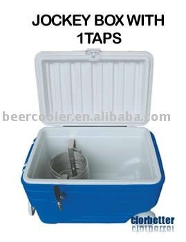 beer cooler Jockey Box with 1 tap
