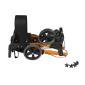 Folding Aluminum 4 Wheels Rollator With Seat