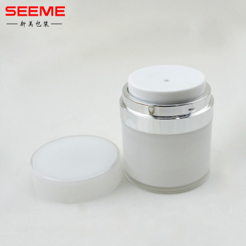 30g Airless Jars for Cosmetic Creams - Plastic Airless Jar with Double Wall
