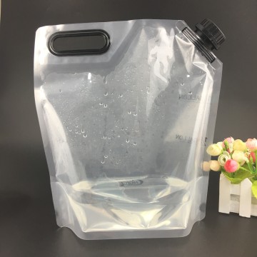 Transparent 1 gallon portable water plastic container