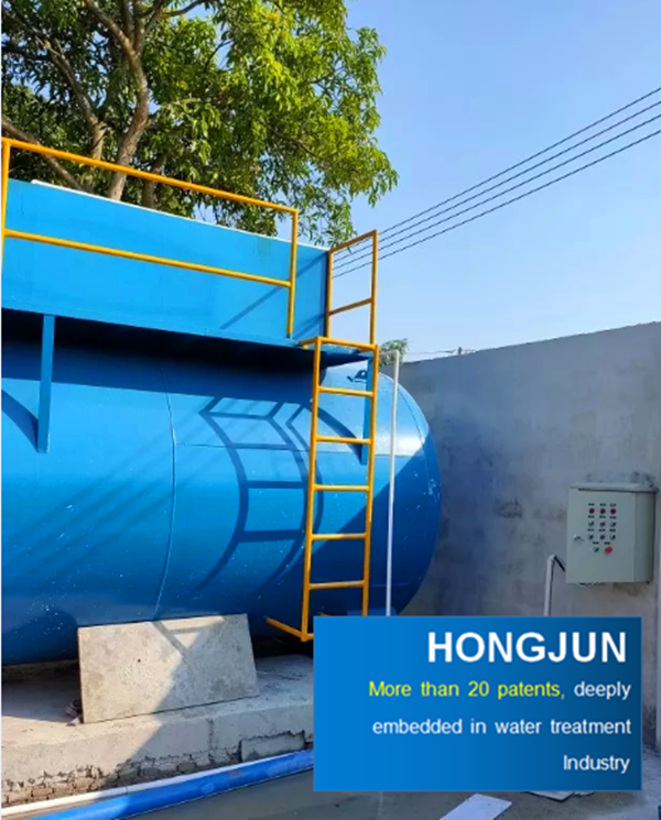 Domestic sewage treatment plant