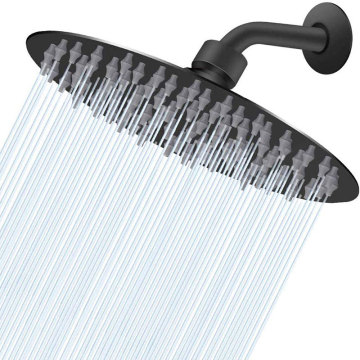 Systèmes de quincaillerie de pomme de douche rétractable noire mat