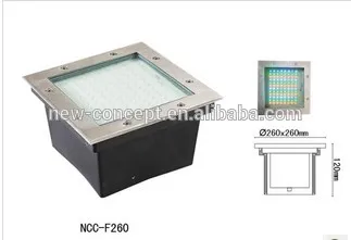 low power square shape led underground lamp