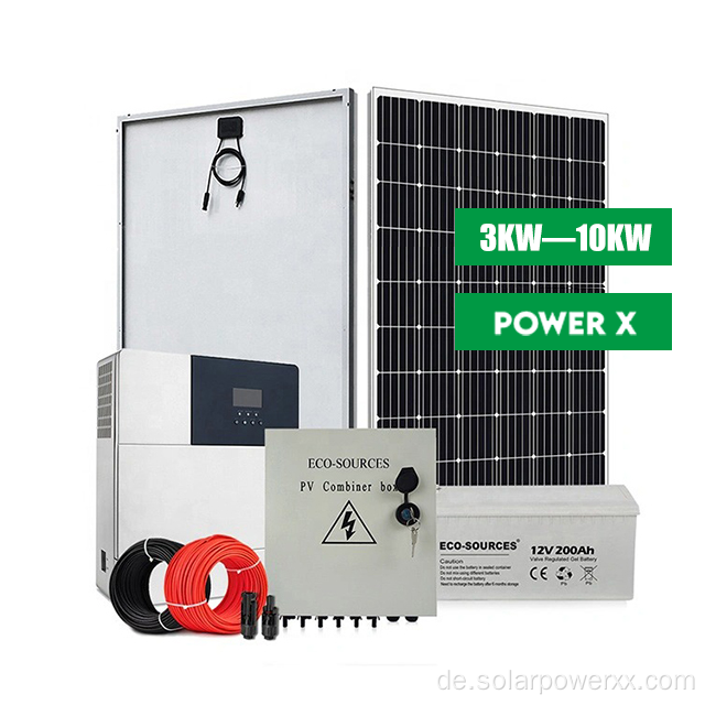 Home 10 kW Off-Grid-Sonnenstromsystem