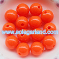 Perles rondes en plastique acrylique de 6MM-20MM perles grossières de Bubblegum en vrac