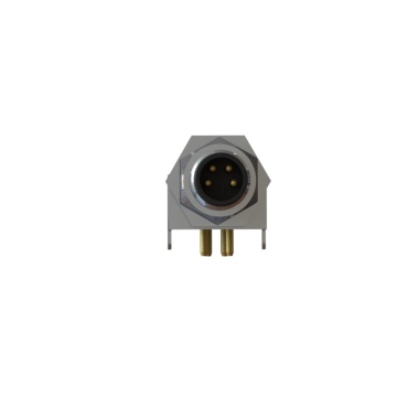 Female Panel Mount Connector M8 Circular Male 4-pin A-key Connector Factory