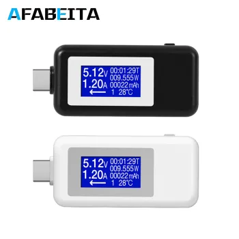 Type-c Tester USB Tester DC Digital Voltmeter Voltage Current Meter Ammeter Detector Power Bank Charger Indicator Voltmeter