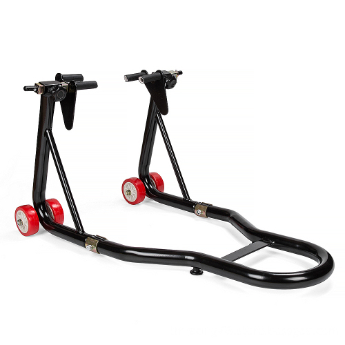 Adjustable Spool Paddock Front Steel Motorcycle Wheel Stand