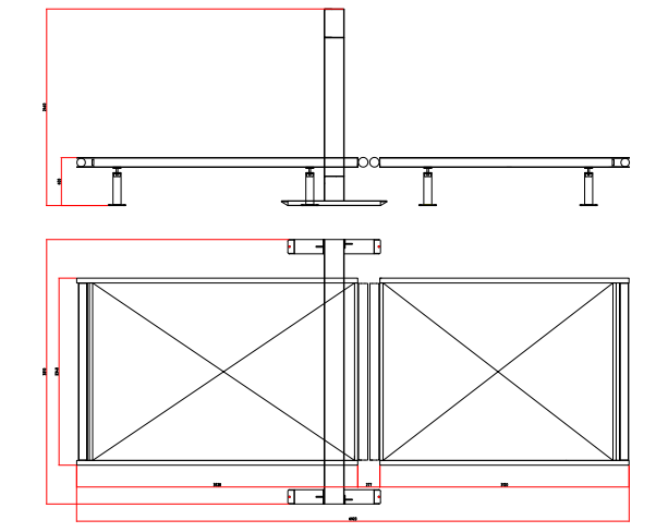 Double Oscillating Blades drawing