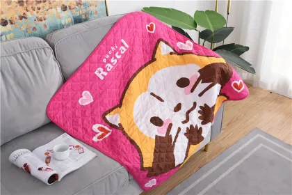 Wholesale logo design custom cartoon animal air conditioning small Quilting quilt