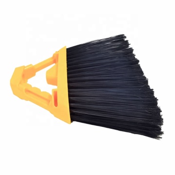 Summit Commercial Heavy Duty 48-inch Angled Bristle Head Broom for Industrial Outdoor Cleaning