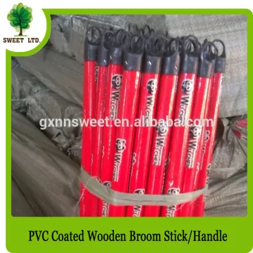 beautiful color brush wood handle broomstick wholesale in 2017