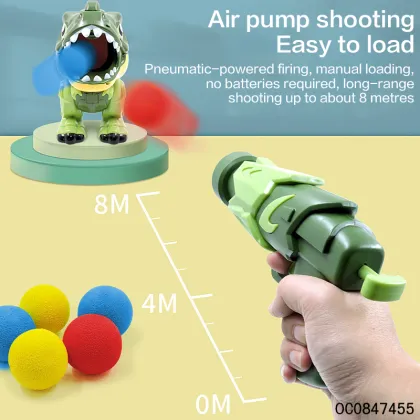 Soft Bullet Toy Gun for Dinosaur Target Shooting Games for Sale