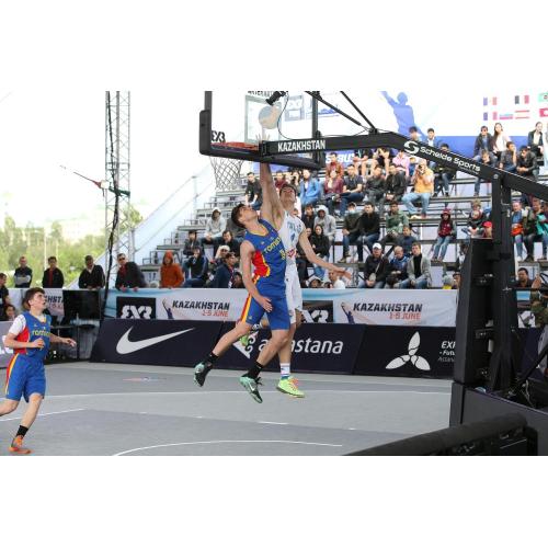 ENLIO FIBA3X3 Goedgekeurde basketbalveldtegels 3x3 basketbalvloeren