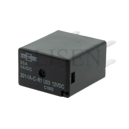 301-1A-C-R1-U03-12VDC Song Chuan Automotive 4 Pin Micro Relay 35A 12V