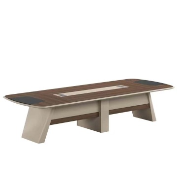 Mesa de conferência de escritório simples e moderna
