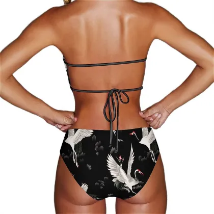 Custom Printed Summer Bikini for Women - Tiny Beach Swimwear Swimsuit & Beachwear
