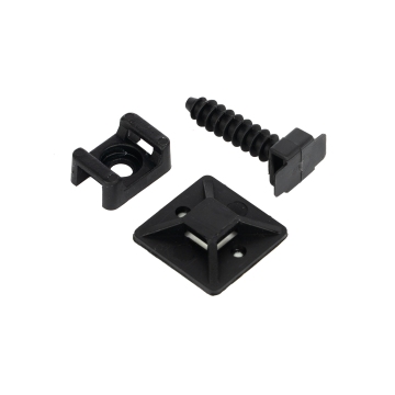 Wholesale Square Nylon Cable Mounting Clips 20x20