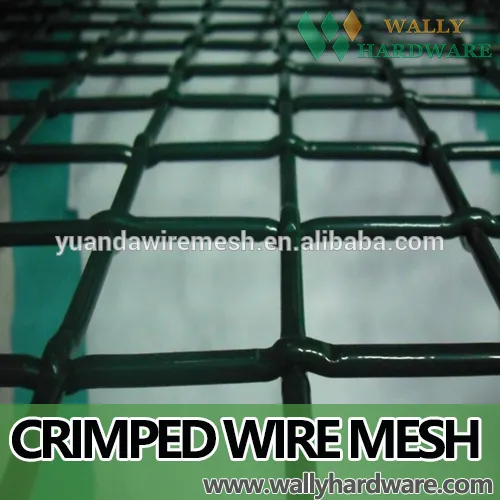 one-way separated wave bending pvc coated crimped wire