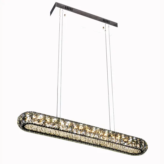 customize led lamp modern chrome chandeliers