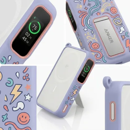 Silicone Power Bank Protective Case for Anker MagGo