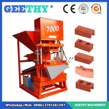 Clay Brick Production Line Eco Mater7000 Interlocking Mud Brick Machine
