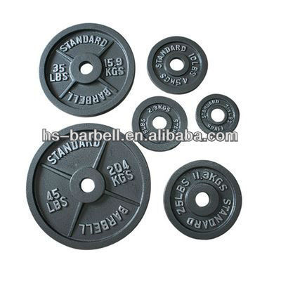 2"regular baked paint olympic plate/olympic international weight plate/olympic metal weight plates/buy weight plates