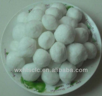 Stufling material filter ball /filter media ball for waste water treatment