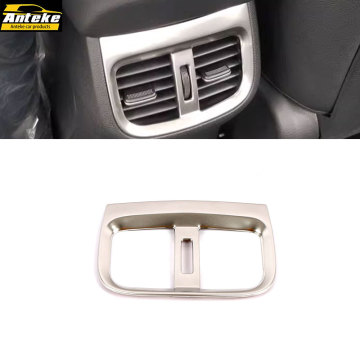 OEM Car Stainless Steel Carbon Fiber Interior Parts for 2019 Kia K3 Rear Air Outlet Trim Frame