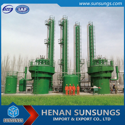 Biogas fermentation project H2S gas absorption tower for biogas purifier
