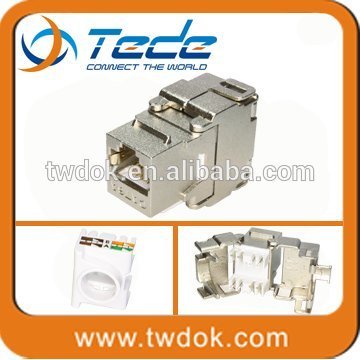 TEDE factory price RJ45 cat6 adapter tooless keystone jack
