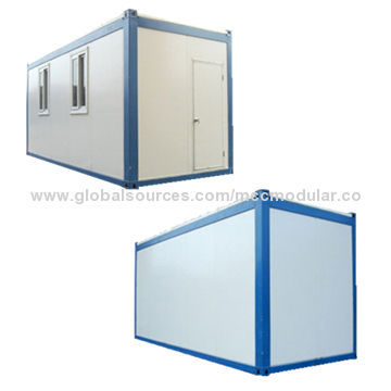 Prefabricated container houses, used in various camps, assemble quickly on site