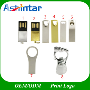 Customed USB Flash Memory Metal Paw USB Stick Mini USB Flash Drive