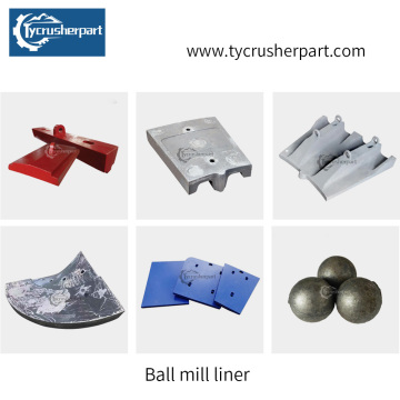 Steel Metal Casting Ball Mill Liner For Sale