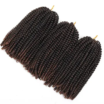 Spring Twist Hair Braiding Hair 12inch Crochet Braids Synthetic Hair Extensions Braids Curly Twists Fluffy