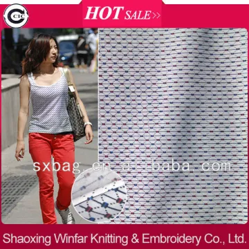 single jersey knitting printed rayon nylon spandex fabric for garment