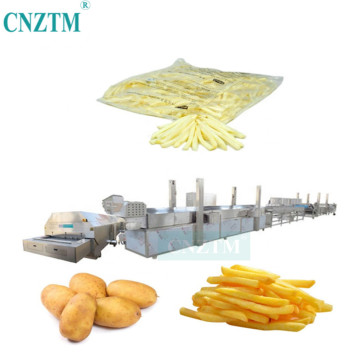 300-1000Kg/hr Automatic IQF Potato French Fry Production Line