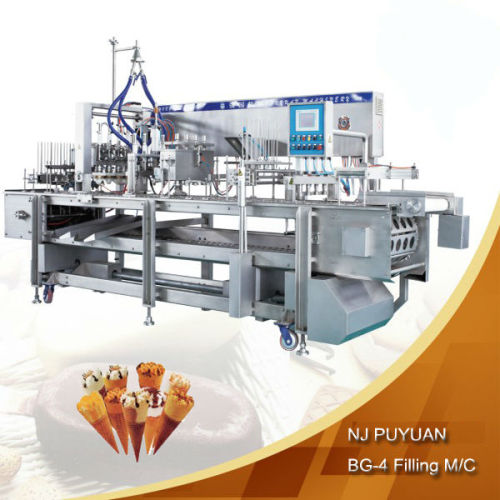 BG-4 Ice Cream filling Machine for cone