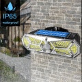 Luces solares Sensor de movimiento exterior 158leds