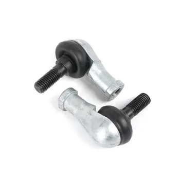 White Zinc Alloy Plated Ball Joint Hardware with Aluminium Alloy Clip Locking Ball and Socket Bearing